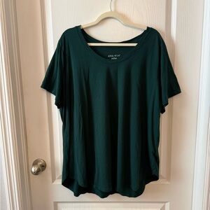Ava & Viv Dark Green Short Sleeve Tee
